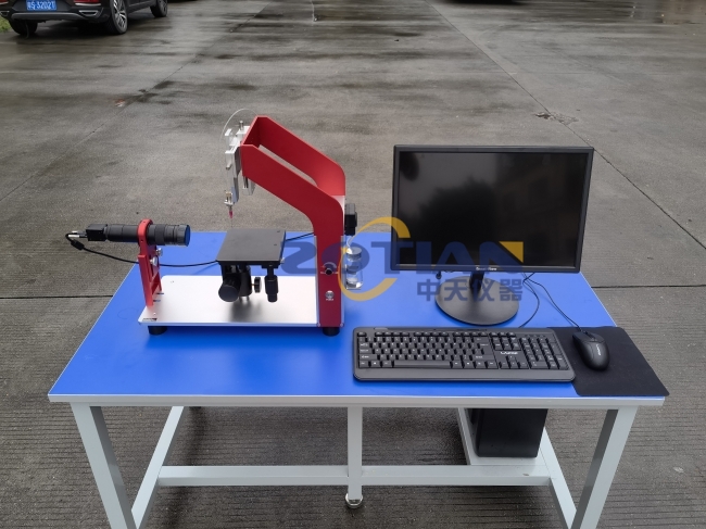 標準型水滴接觸角測量儀器操作步驟